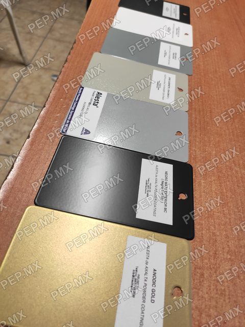 Muestrario de colores Alesta Axalta Powder Coatings