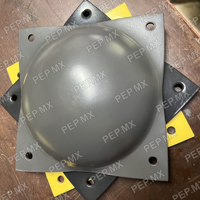 Pieza recubierta en Gris Oxford 314-13 Axalta PEP.MX