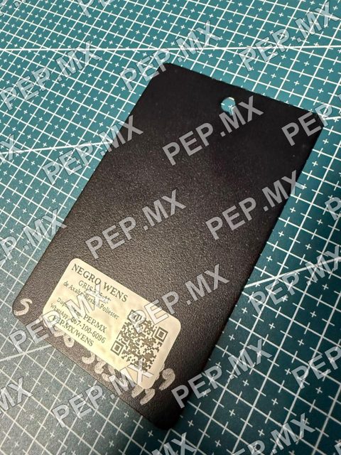 Placa Negro 325-11 con etiqueta PEP.MX/WENS