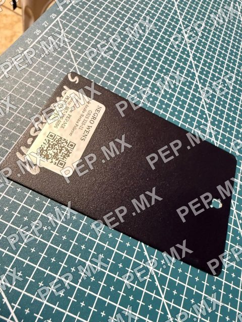 Placa Negro WENS 325-11 PEP.MX